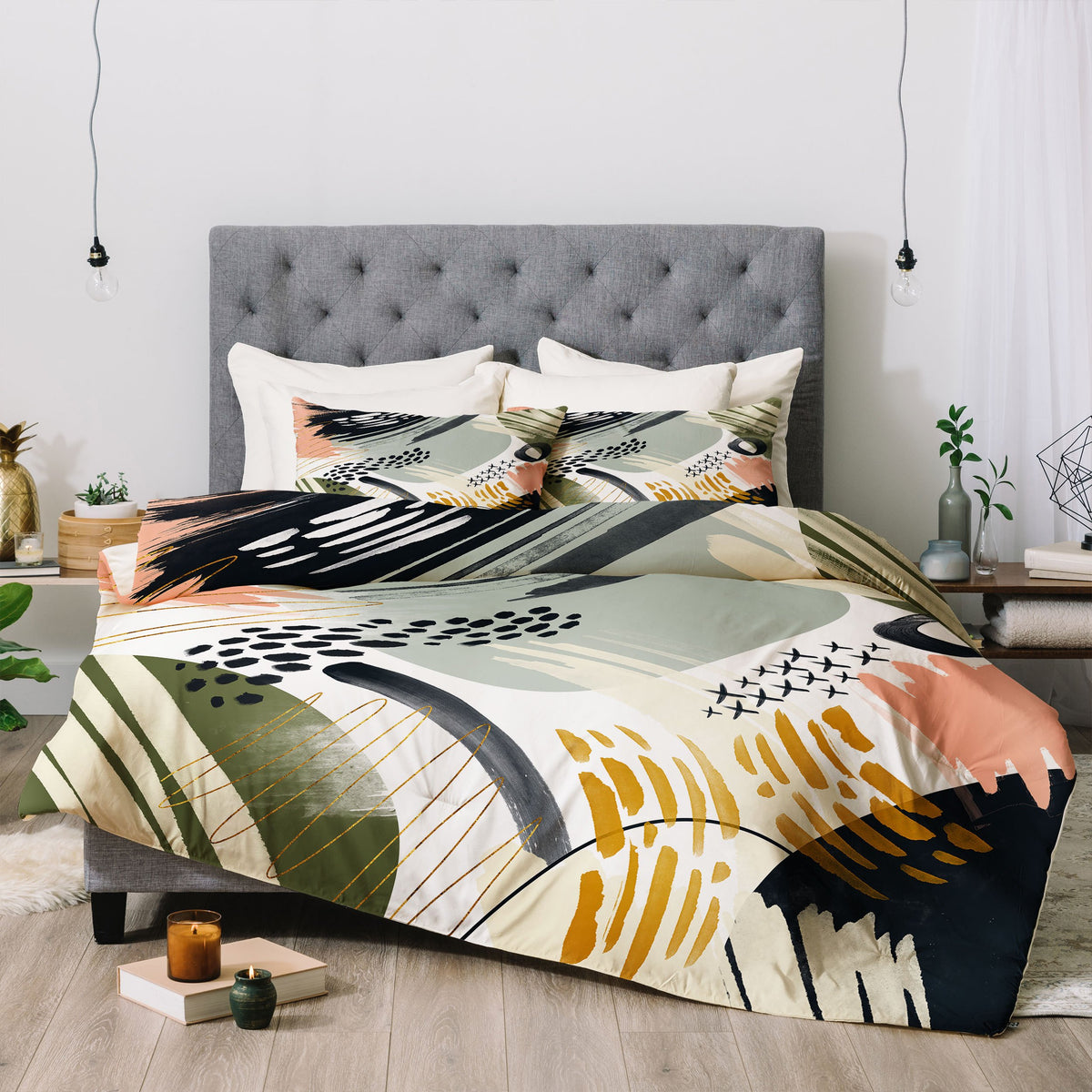 Marta Barragan Camarasa Abstract Autumn Season Bedding Collection - Decor Addict, LLC