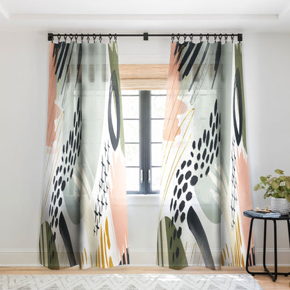 Marta Barragan Camarasa Abstract Autumn Season Window Treatment - Decor Addict, LLC