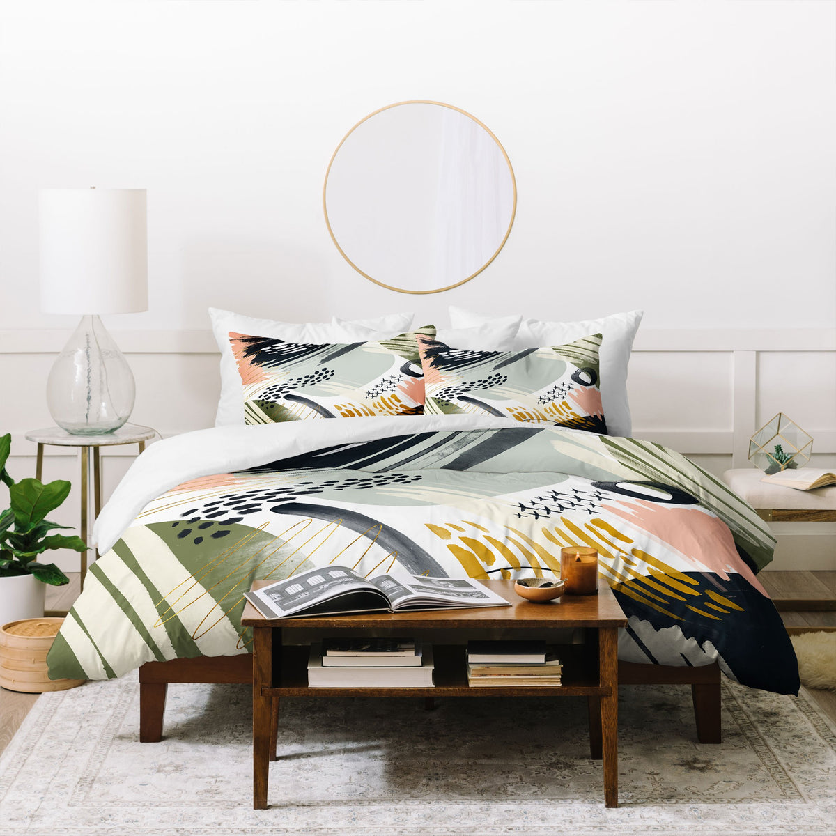 Marta Barragan Camarasa Abstract Autumn Season Bedding Collection - Decor Addict, LLC