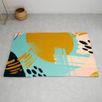 Marta Barragan Camarasa Brushstrokes Art abstrait I Collection de tapis