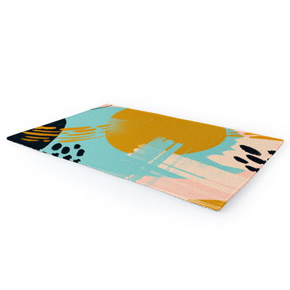 Marta Barragan Camarasa Brushstrokes Abstract Art I Rug Collection - Decor Addict, LLC