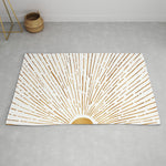 Collection de tapis Tropical moderne Let The Sunshine In