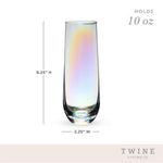 Luster Stemless Champagne Flute Set by Twine®