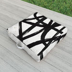Ninola Design Japandi Minimal Black Marker Floor Pillow Collection