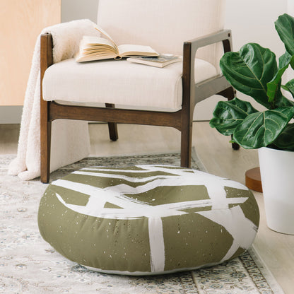 Ninola Design Japandi Minimal Marker Beige Floor Pillow Collection - Decor Addict, LLC