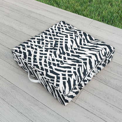 Ninola Design Japandi Texture Marks Floor Pillow Collection - Decor Addict, LLC