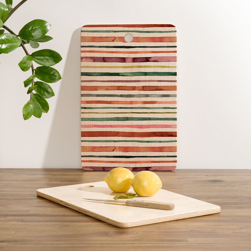 Ninola Design Moroccan Tropic Stripe Cutting Board Collection
