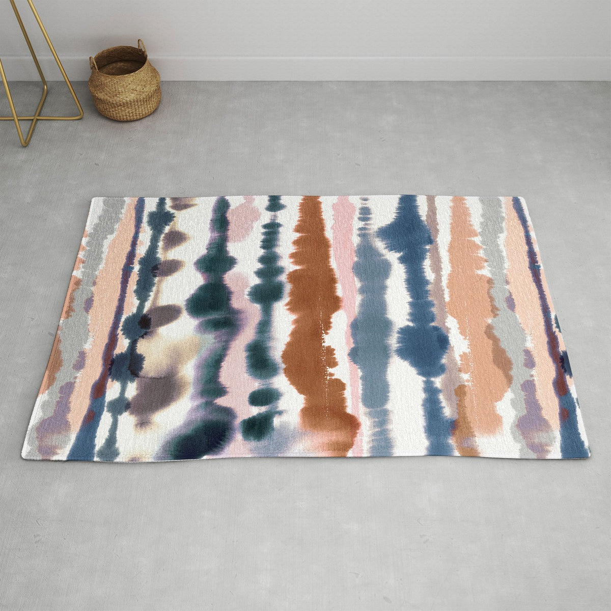 Ninola Design Soft Desert Dunes Blue Rug Collection - Decor Addict, LLC