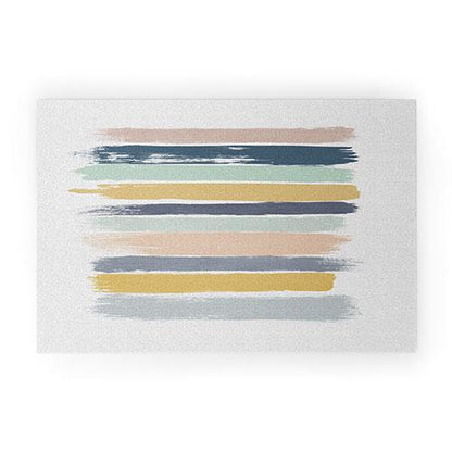 Orara Studio Pastel Stripes Welcome Mat Collection - Decor Addict, LLC
