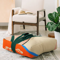 Sandrapoliakov Vacation Mood Floor Pillow Collection - Decor Addict, LLC