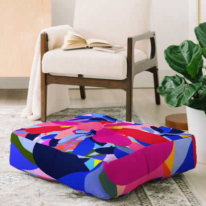 Sewzinski Modern Botanicals Ii Floor Pillow Collection - Decor Addict, LLC