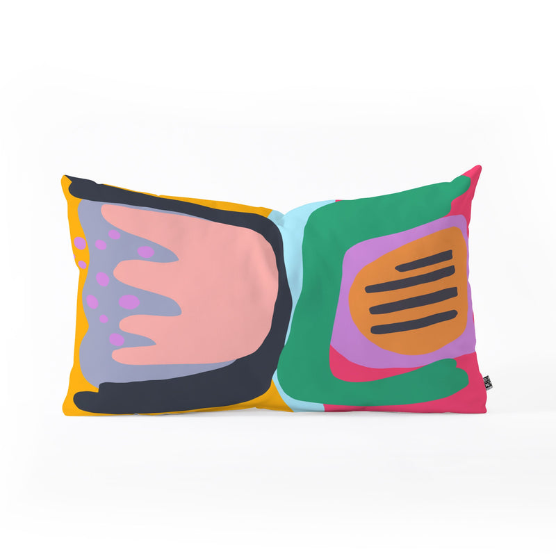Sewzinski Shapes And Layers 26 Throw Pillow