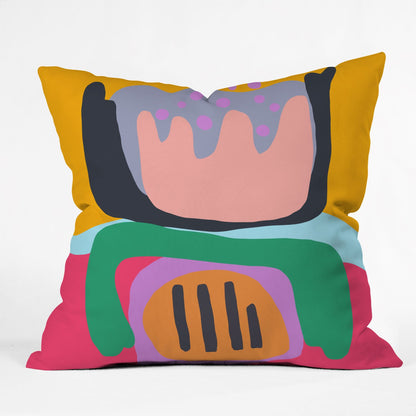 Sewzinski Shapes And Layers 26 Throw Pillow - Decor Addict, LLC
