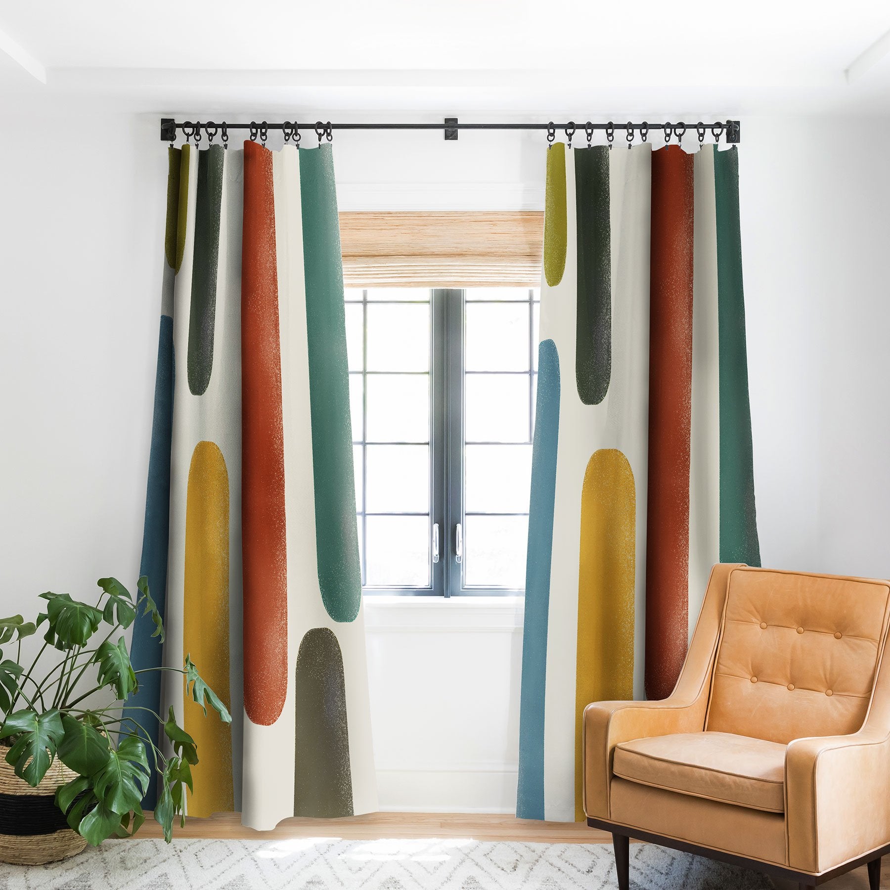 Sheila Wenzel Ganny Bold Strokes Window Treatment - Decor Addict, LLC