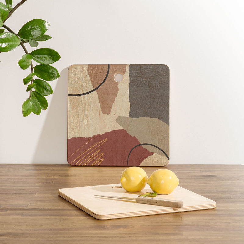 Sheila Wenzel Ganny Paper Cuts Abstract Cutting Board Collection