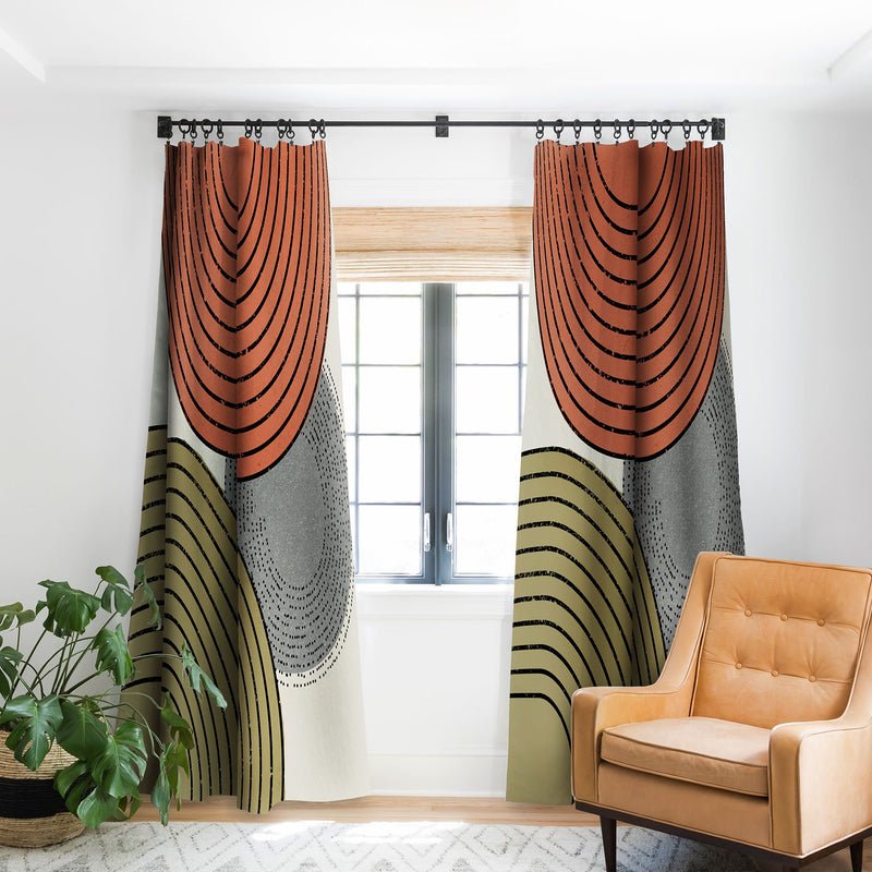 Sheila Wenzel Ganny Traitement de fenêtre minimaliste rétro