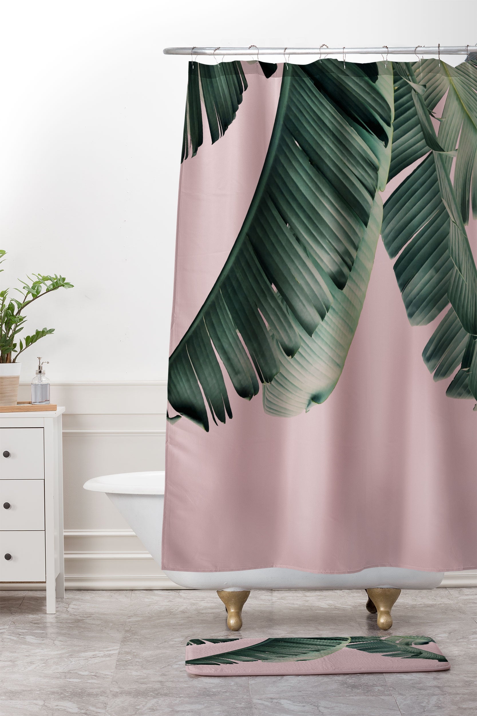 Sisi and Seb Banana Leaf Blush Bath Collection - Decor Addict, LLC