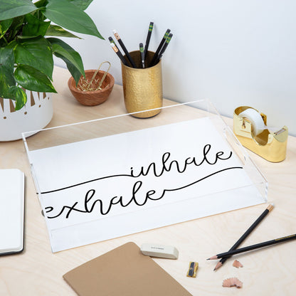 Sisi And Seb Inhale X Exhale Acrylic Storage - Decor Addict, LLC