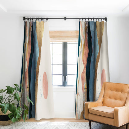 Spacefrogdesigns Golden Peaks Window Treatment - Decor Addict, LLC