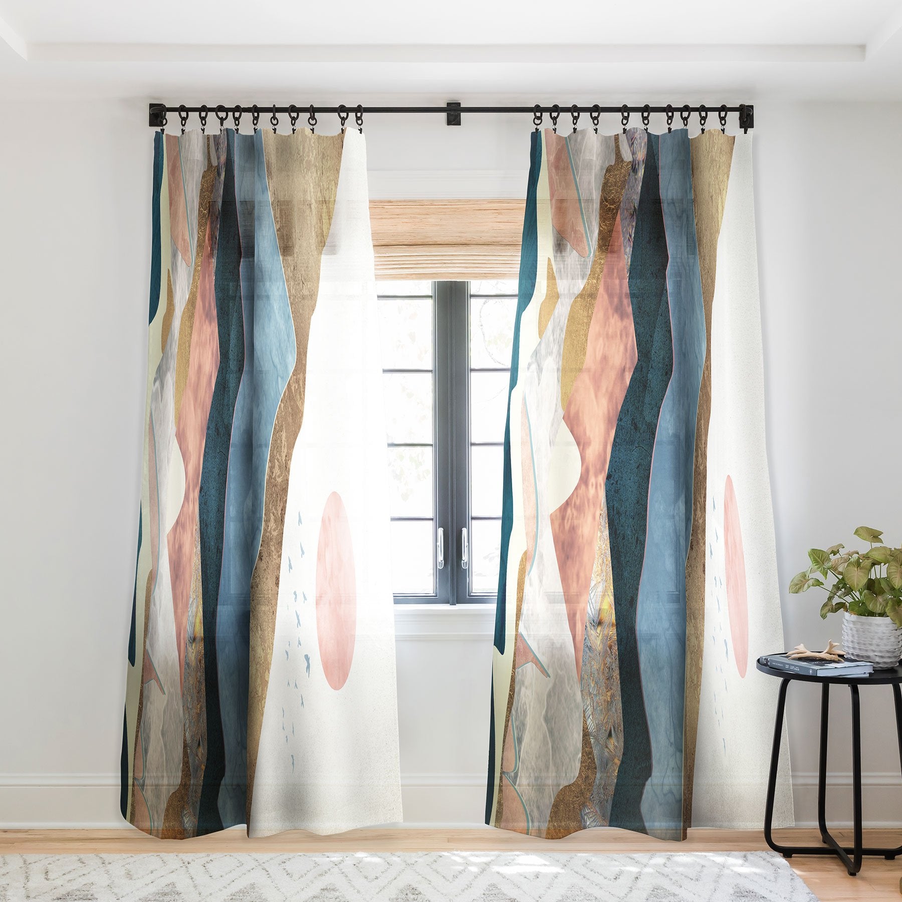 Spacefrogdesigns Golden Peaks Window Treatment - Decor Addict, LLC