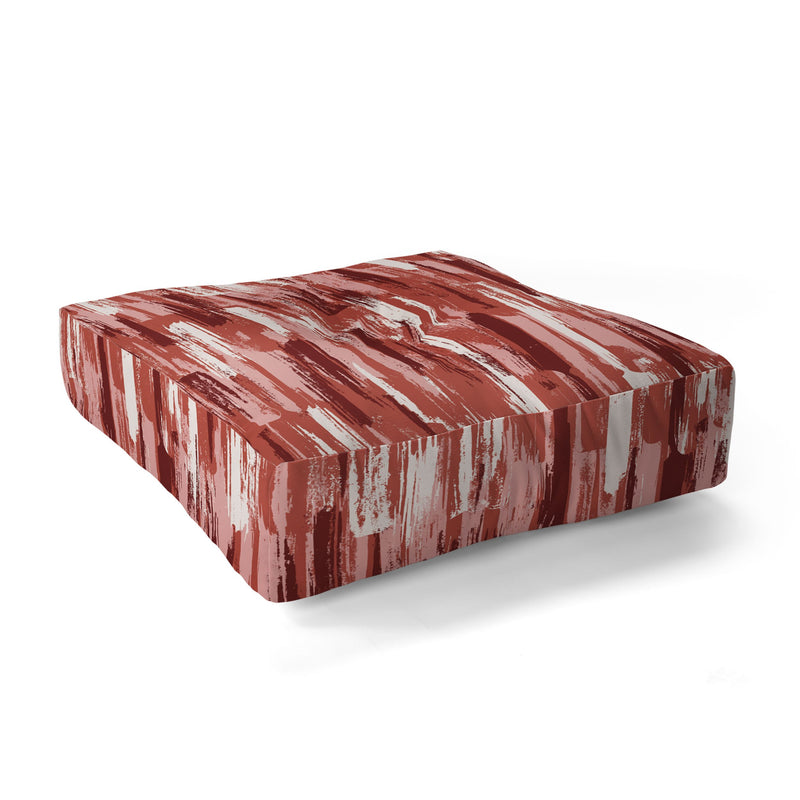 Wagner Campelo Ammar Red Floor Pillow Collection