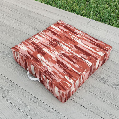 Wagner Campelo Ammar Red Floor Pillow Collection - Decor Addict, LLC