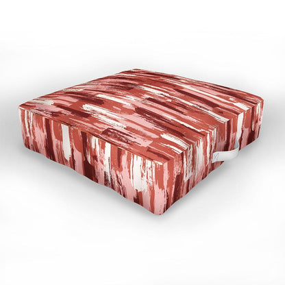 Wagner Campelo Ammar Red Floor Pillow Collection - Decor Addict, LLC