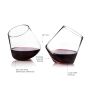 Rolling Crystal Wine Glasses by Viski®